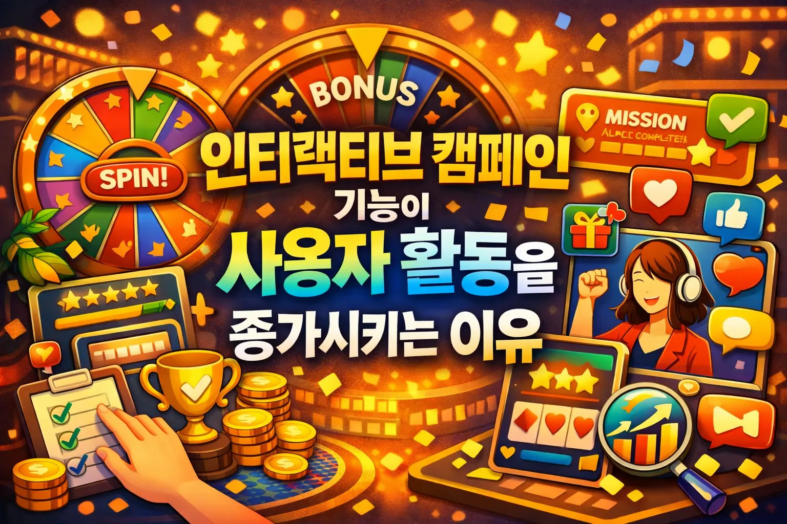 인터랙티브 캠페인 기능이 사용자 활동을 증가시키는 이유