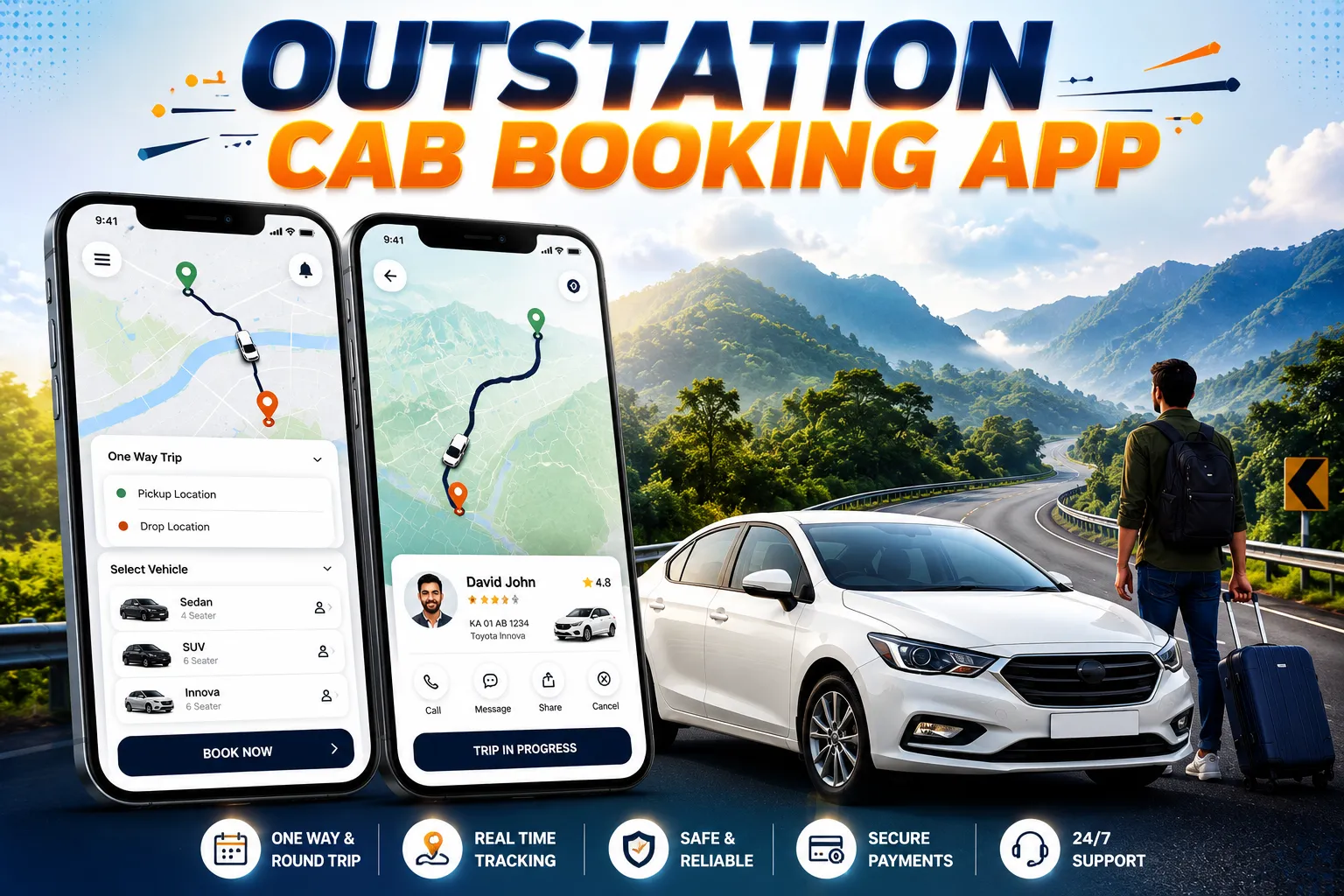 Outstation Cab Booking App Development: Complete Guide to Building a Scalable Intercity Taxi Platform