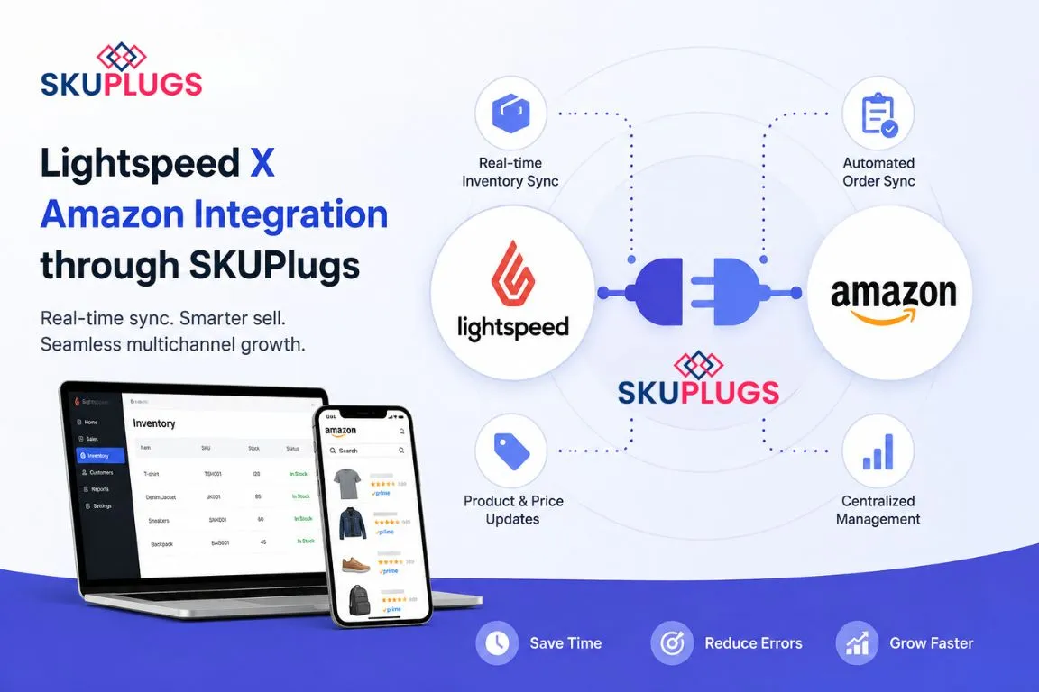 How Can You Sync Lightspeed X seires with Amazon Easily?