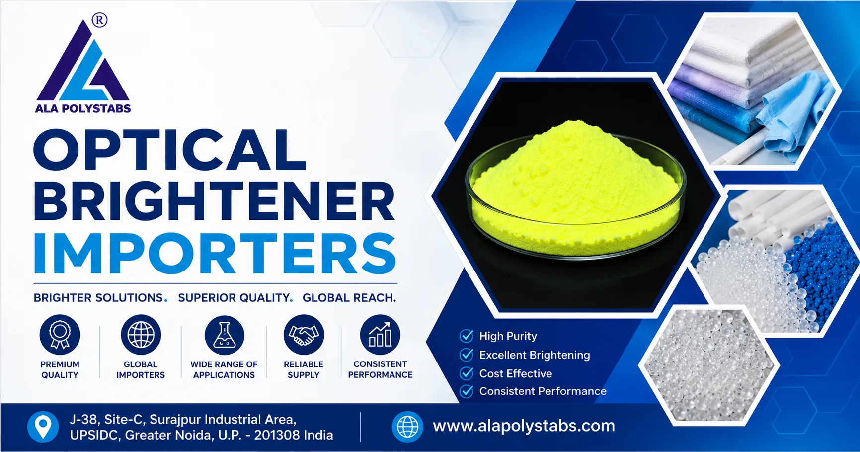 How Optical Brightener Importers Support Industries