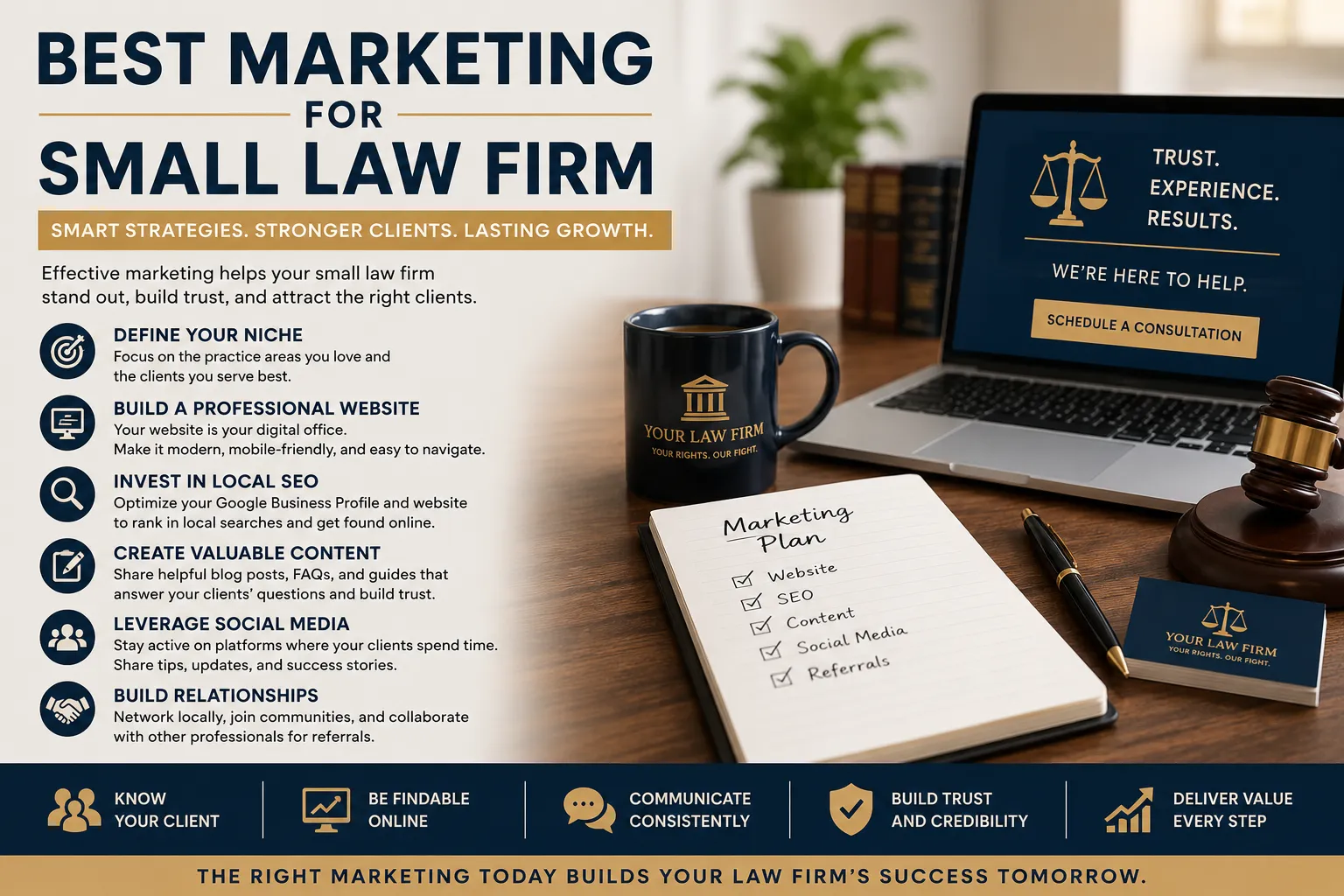 Legal Marketing for Small Firms: Simple Strategies for Consistent Client Growth