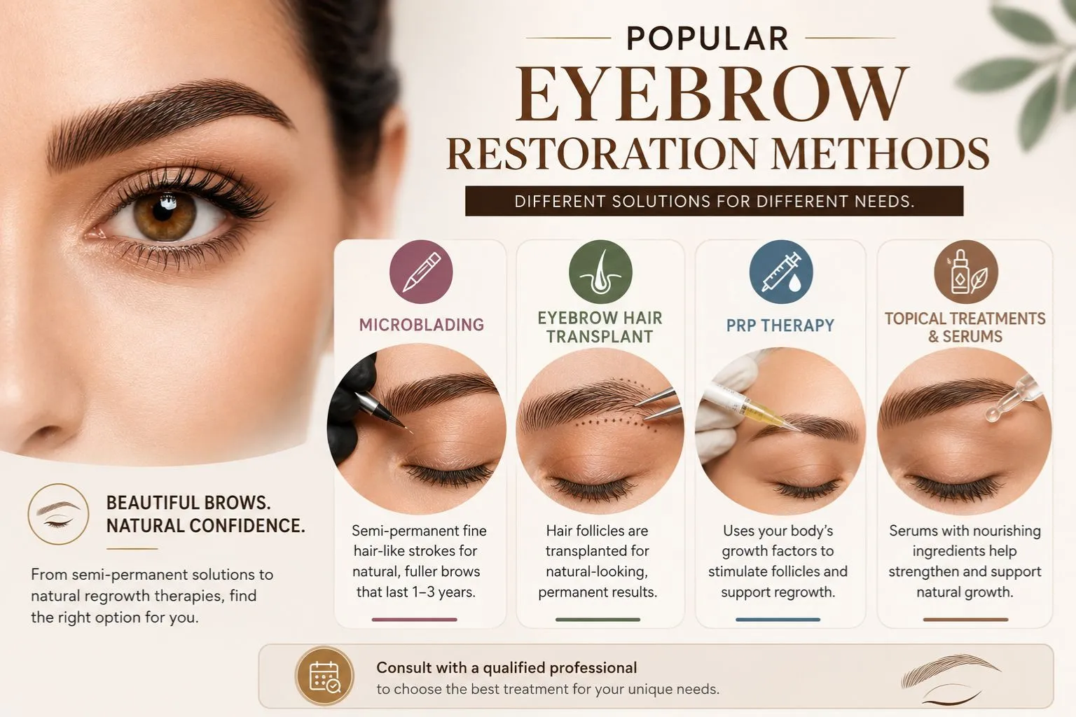 Complete Guide to Eyebrow Restoration for Natural Looking Brows