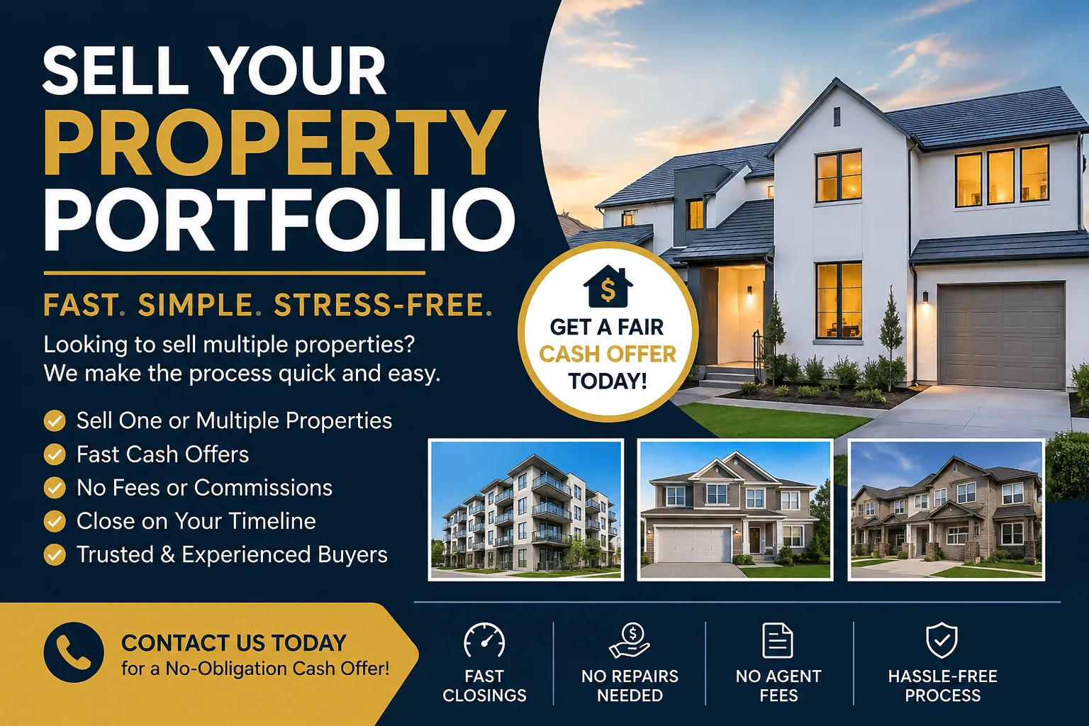 Sell Your Property Portfolio Efficiently for Maximum Value and Faster Transactions