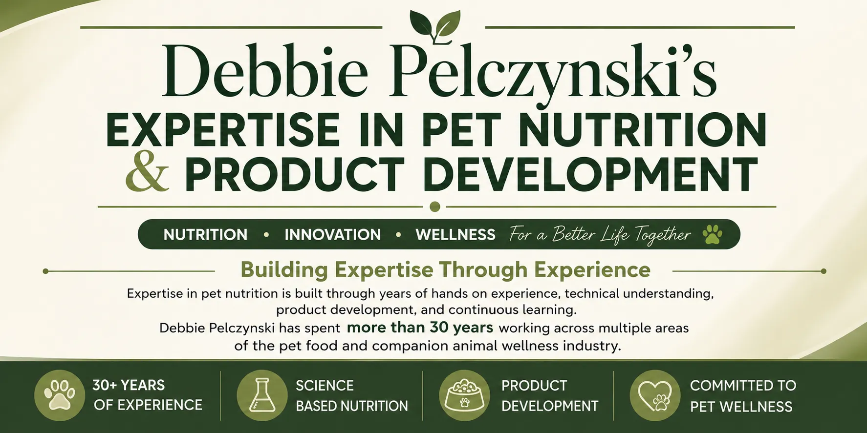 Debbie Pelczynski’s Expertise in Pet Nutrition and Product Development