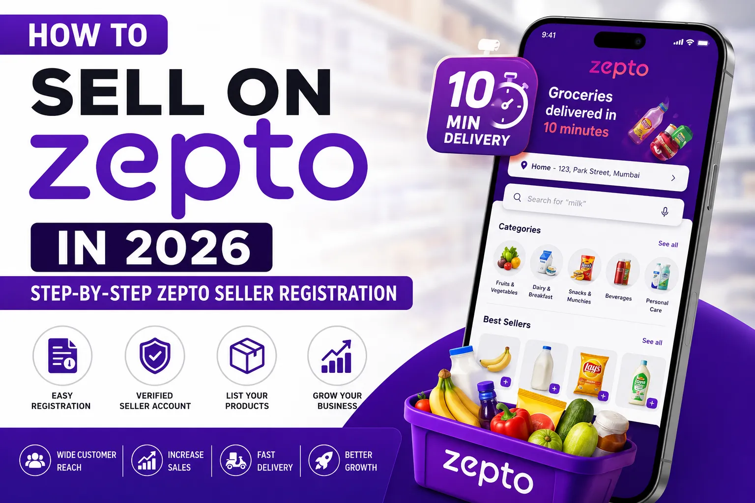 How to Sell on Zepto in 2026 | Step-by-Step Zepto Seller Registration