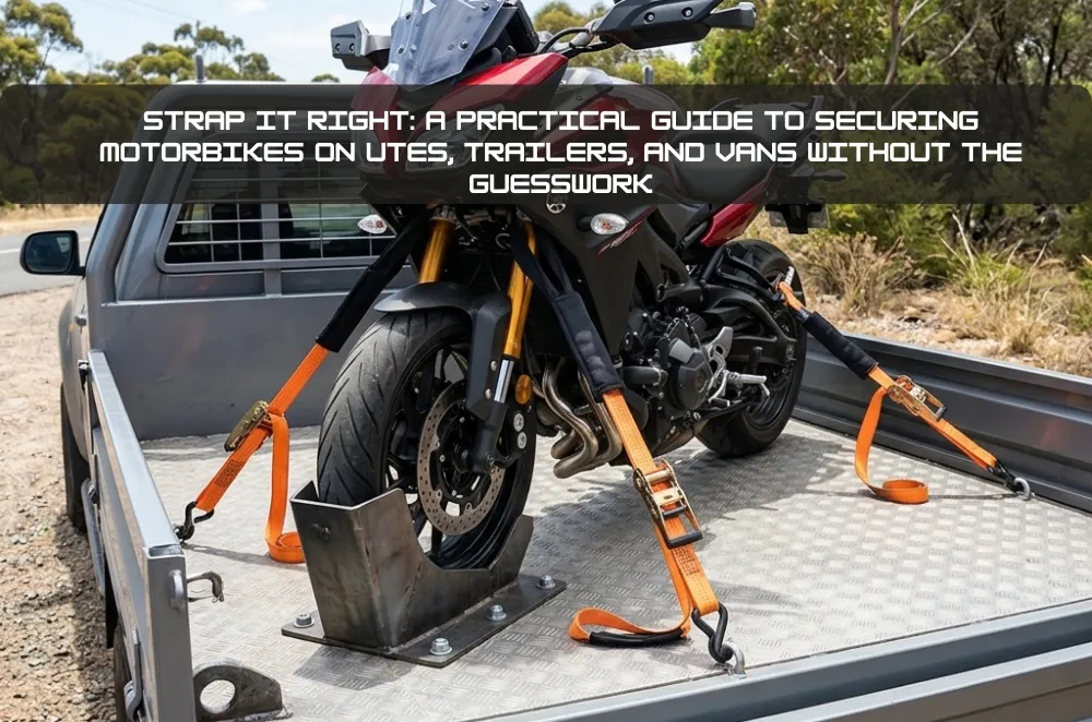 Strap It Right: A Practical Guide to Securing Motorbikes on Utes, Trailers, and Vans Without the Guesswork