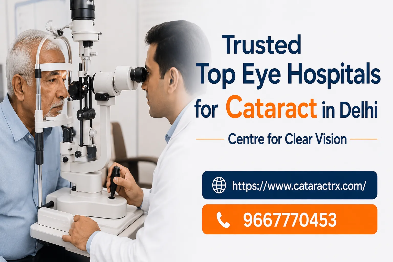 Trusted Top Eye Hospitals for Cataract in Delhi Centre for Clear Vision
