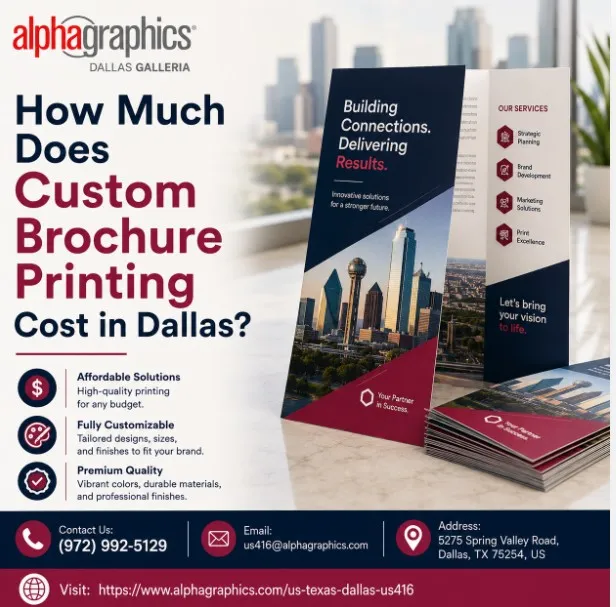 How Much Does Custom Brochure Printing Cost in Dallas?