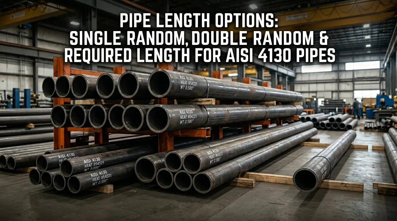 Pipe Length Options: Single Random, Double Random & Required Length for AISI 4130 Pipes