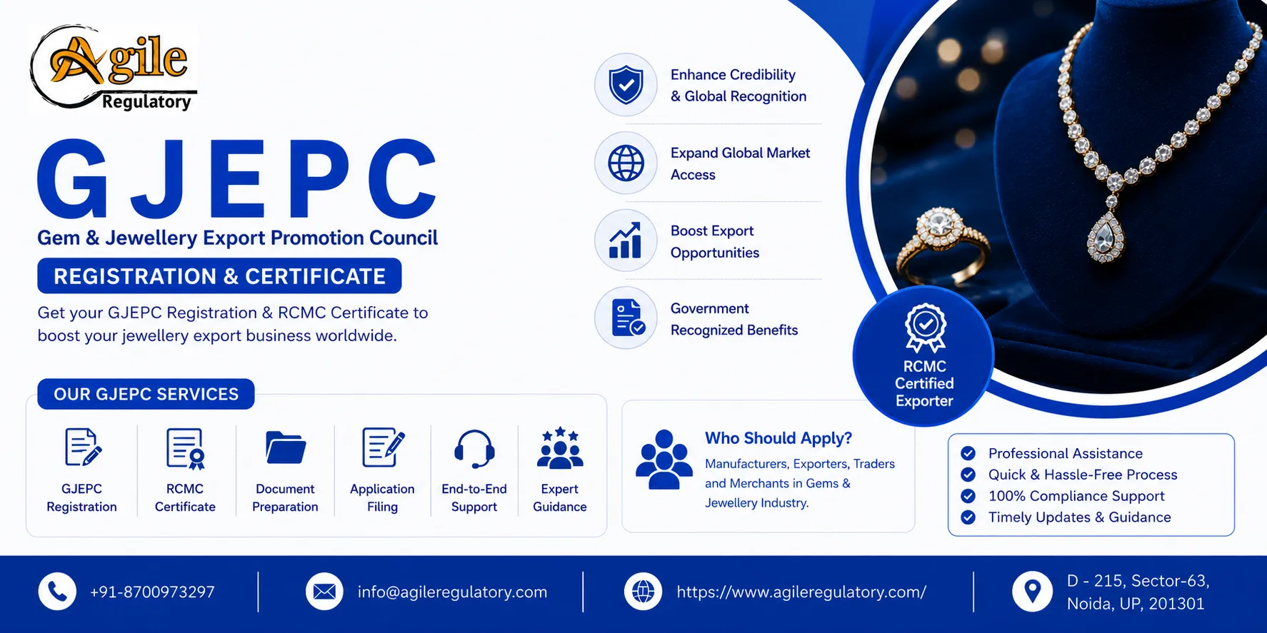 Jewellery Export License India for Global Trade Business
