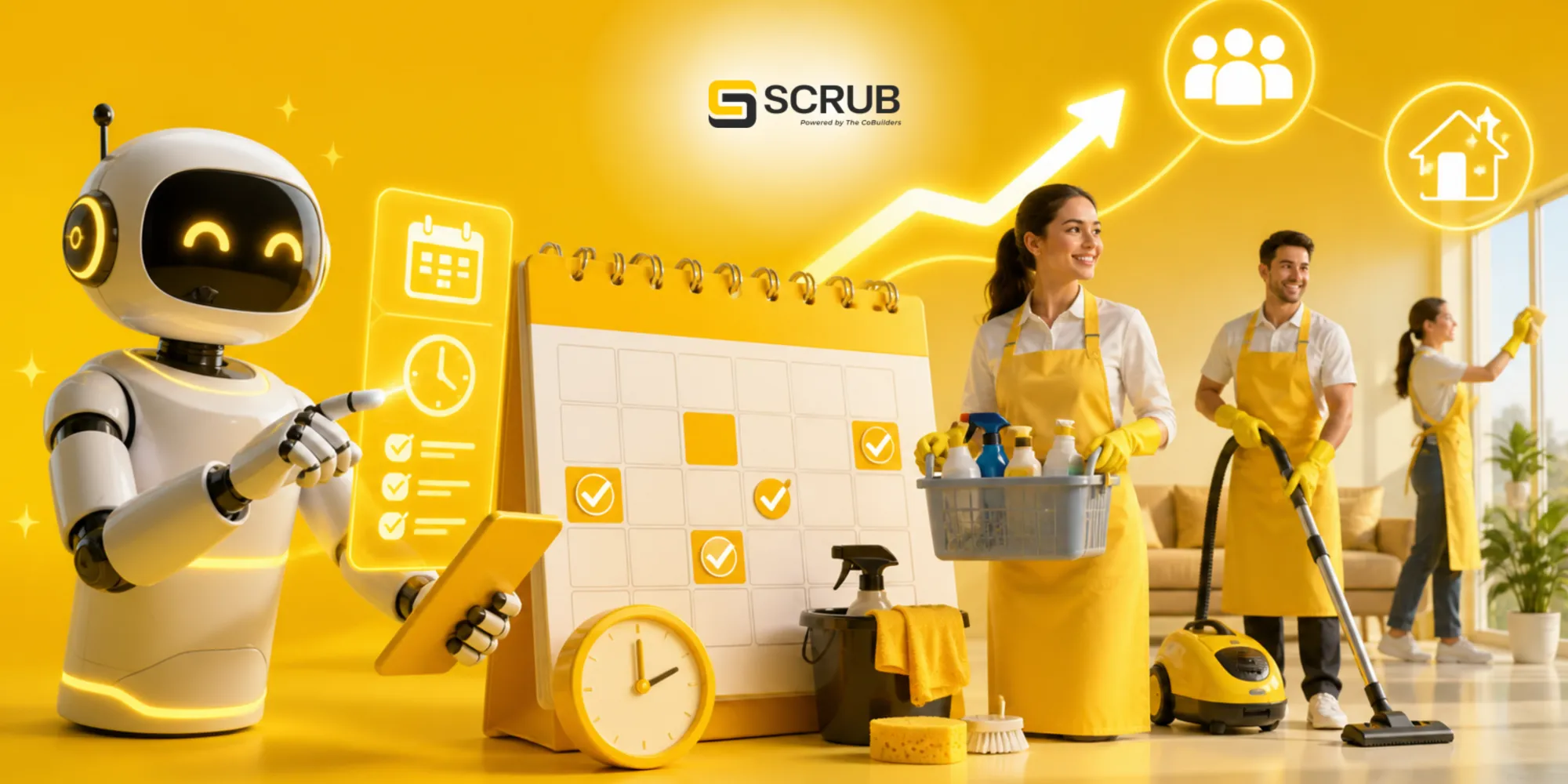 AI for Cleaning Businesses: Automate Scheduling, Save Time & Get More Clients