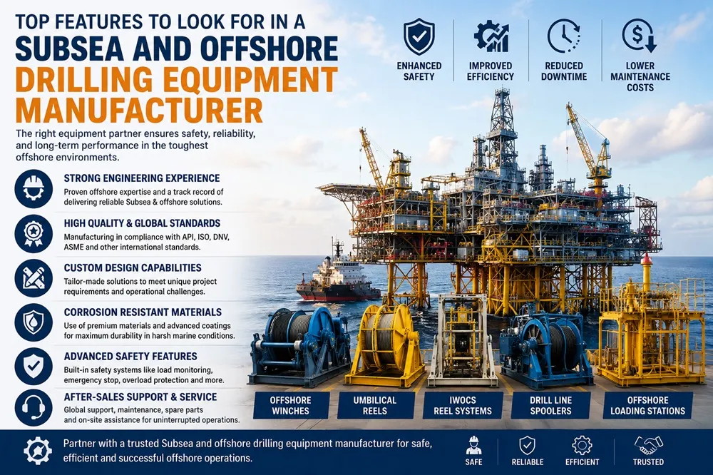Top Features to Look for in a Subsea and Offshore Drilling Equipment Manufacturer