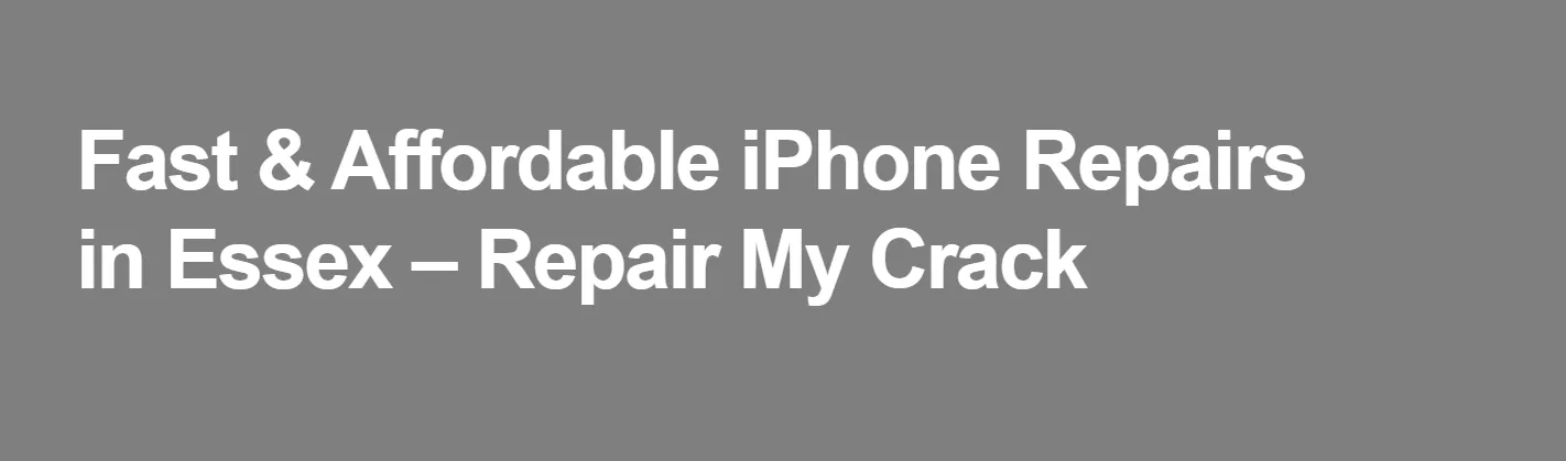 iPhone LCD Replacement Services