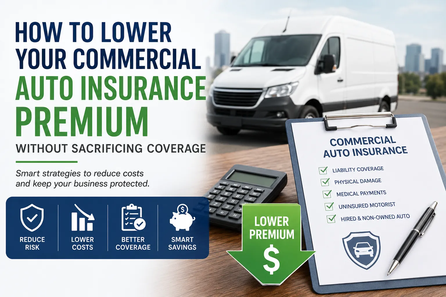 How to Lower Your Commercial Auto Insurance Premium Without Sacrificing Coverage