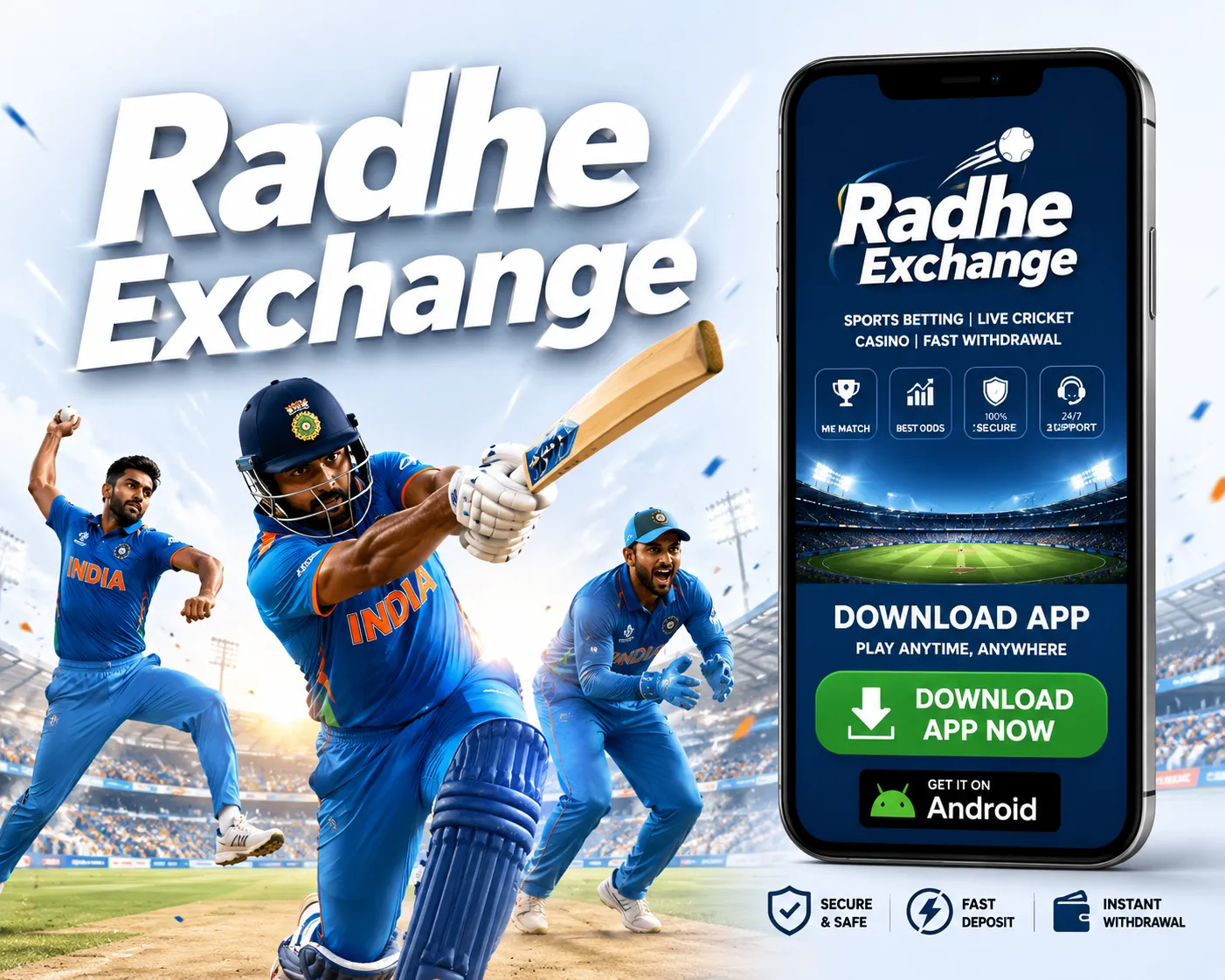 Radhe Exchange Online Betting Platform and APK Features