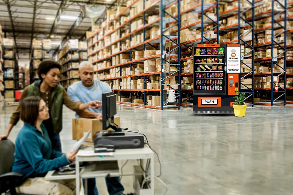 Modern Vending Market Services for Warehouses Delivering Fast, Fresh, and Automated Food Solutions