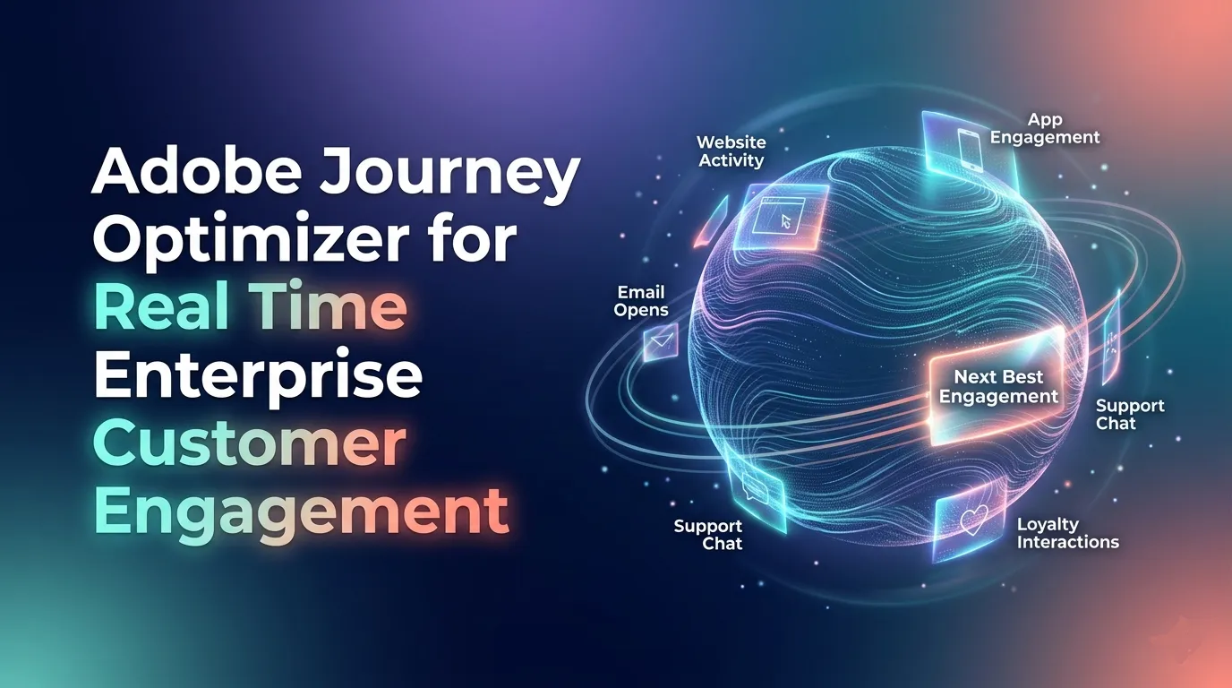 Adobe Journey Optimizer for Real Time Enterprise Customer Engagement