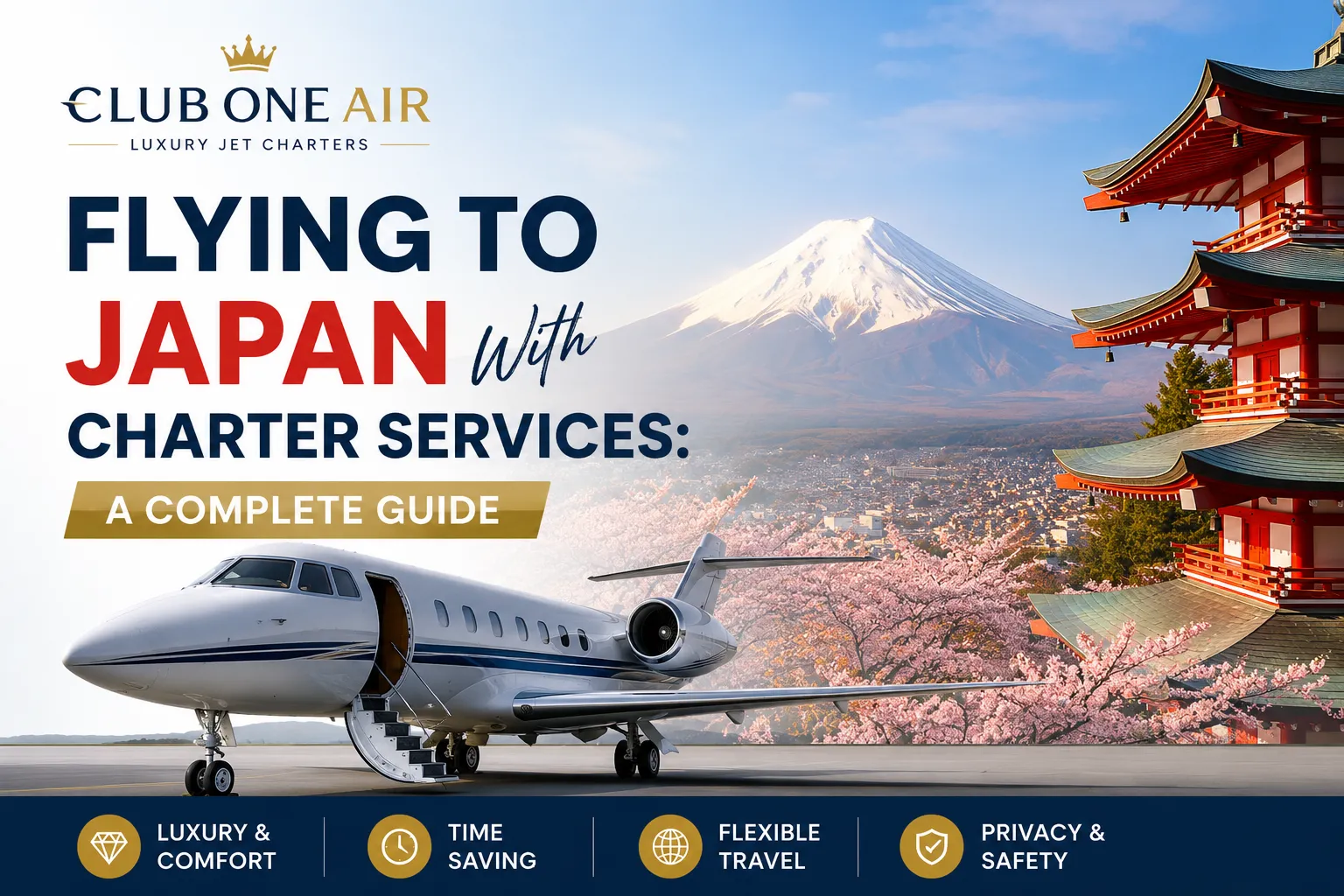 Flying to Japan with Charter Services: A Complete Guide