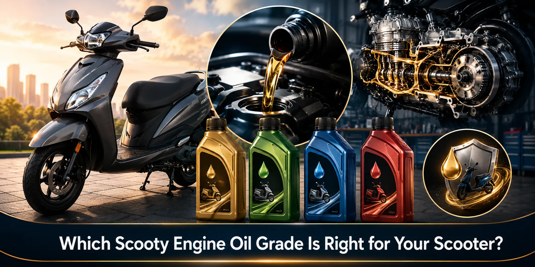 Which Scooty Engine Oil Grade Is Right for Your Scooter?