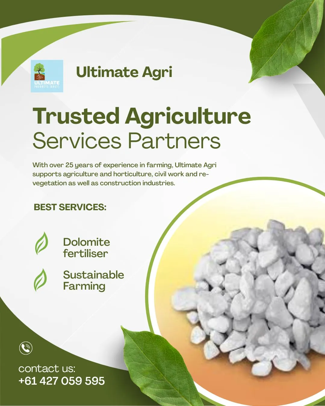 Dolomite Australia Provides Practical Solutions to Promote Healthier Soils and Larger Crop Yields