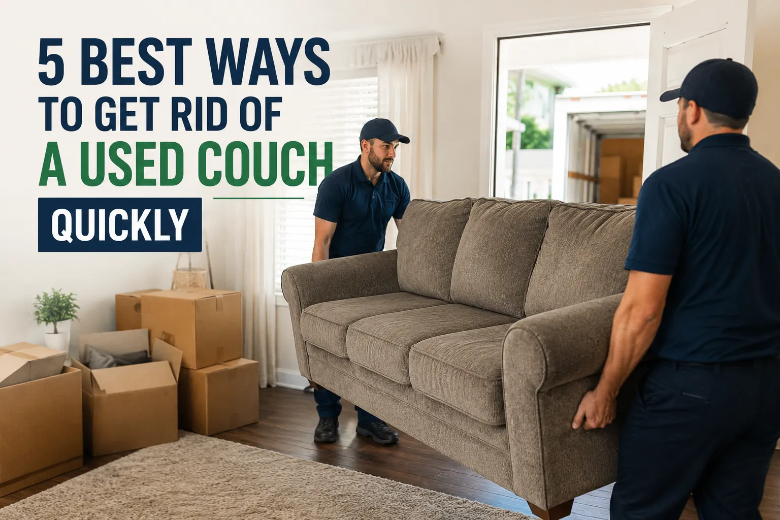 5 Best Ways to Get Rid of a Used Couch Quickly in 2026