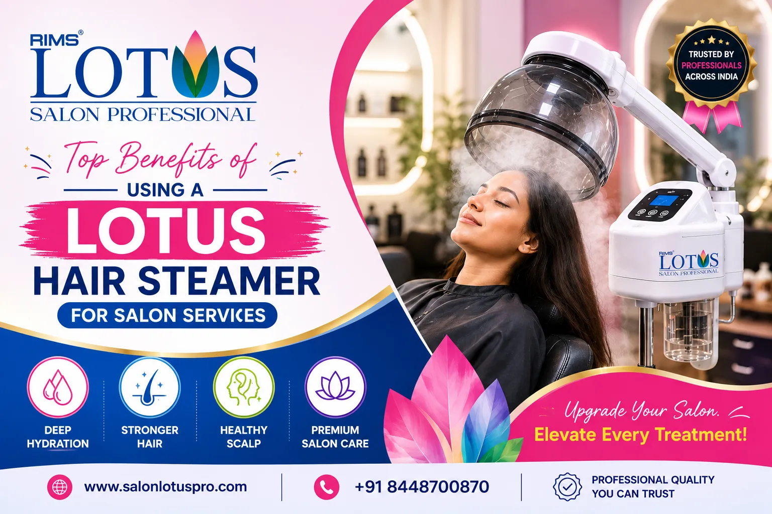 Top Benefits of Using a Lotus Hair Steamer Machine for Salon Services