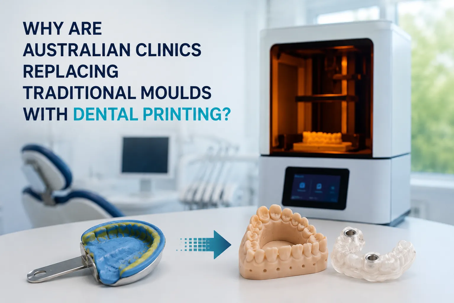 Why Australian Clinics Are Replacing Traditional Moulds With Dental Printing?