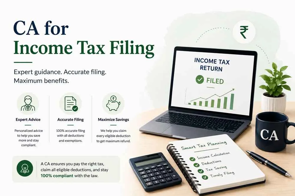 CA for ITR Filing Online: Fast and Accurate Filing