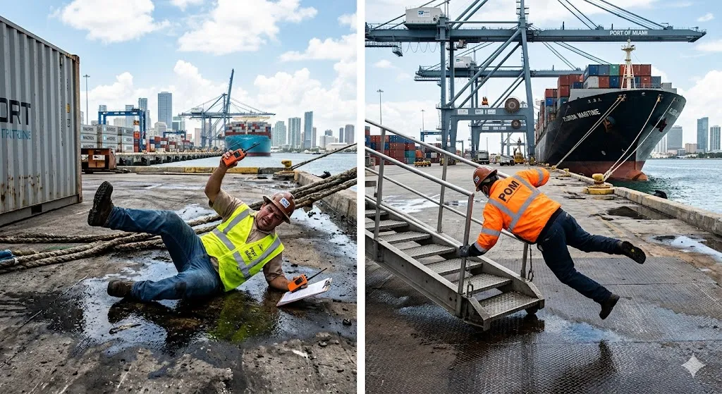 Resbalones y Caídas en Port of Miami: What Visitors and Workers Should Know