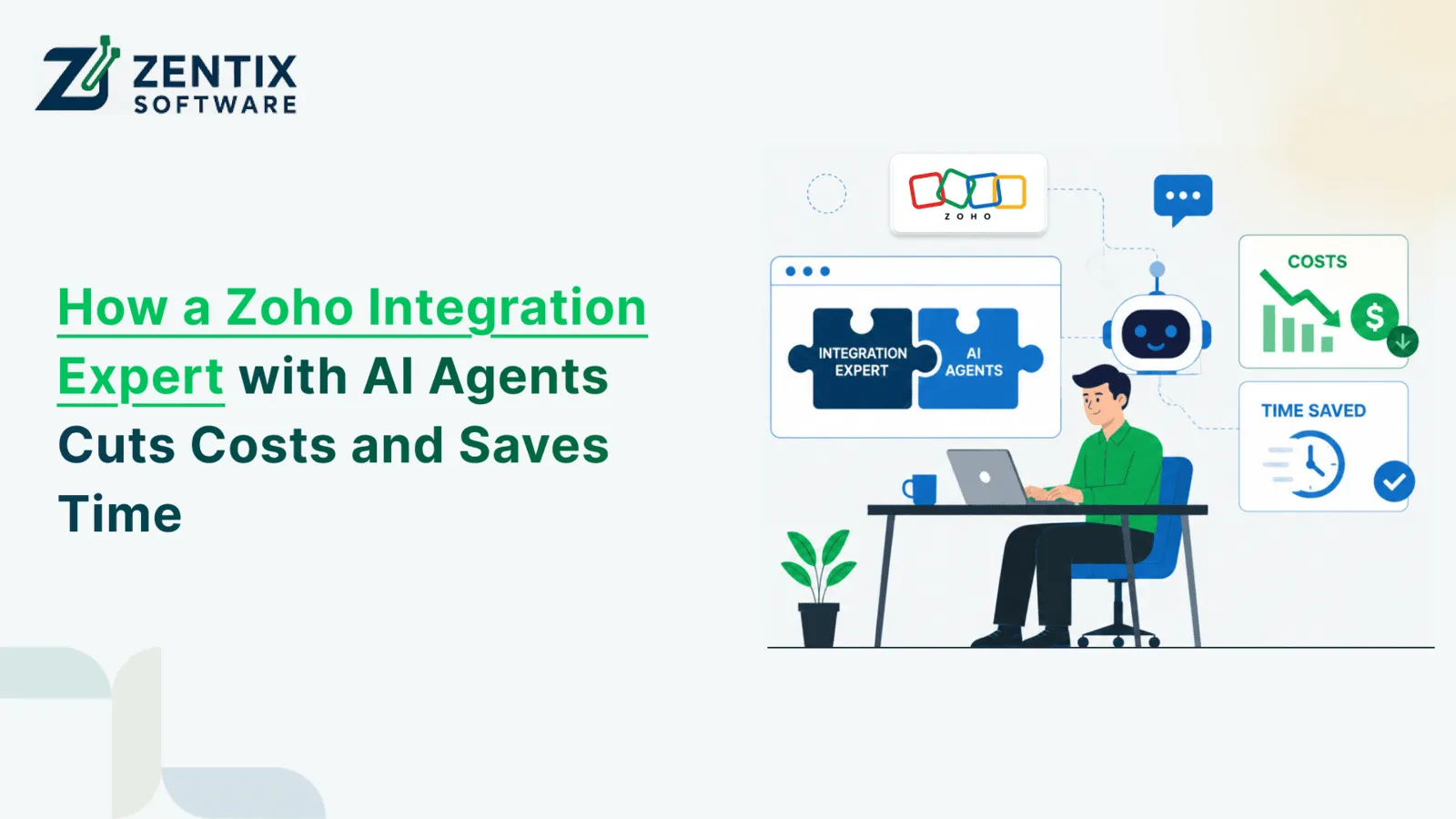 How Zoho Integration Experts Use AI Agents to Reduce Costs and Save Time
