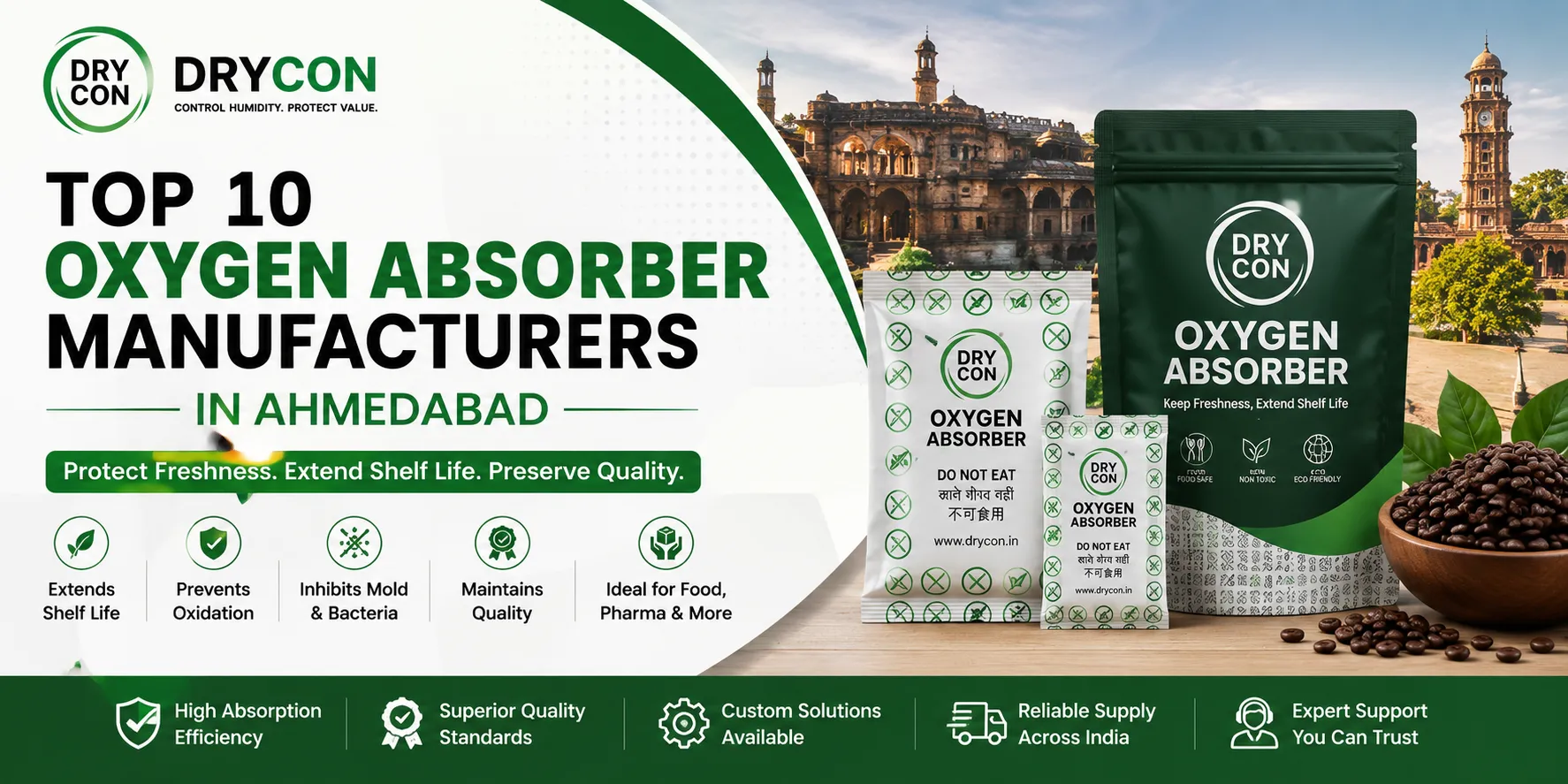 Top 10 Oxygen Absorber Manufacturers in Ahmedabad