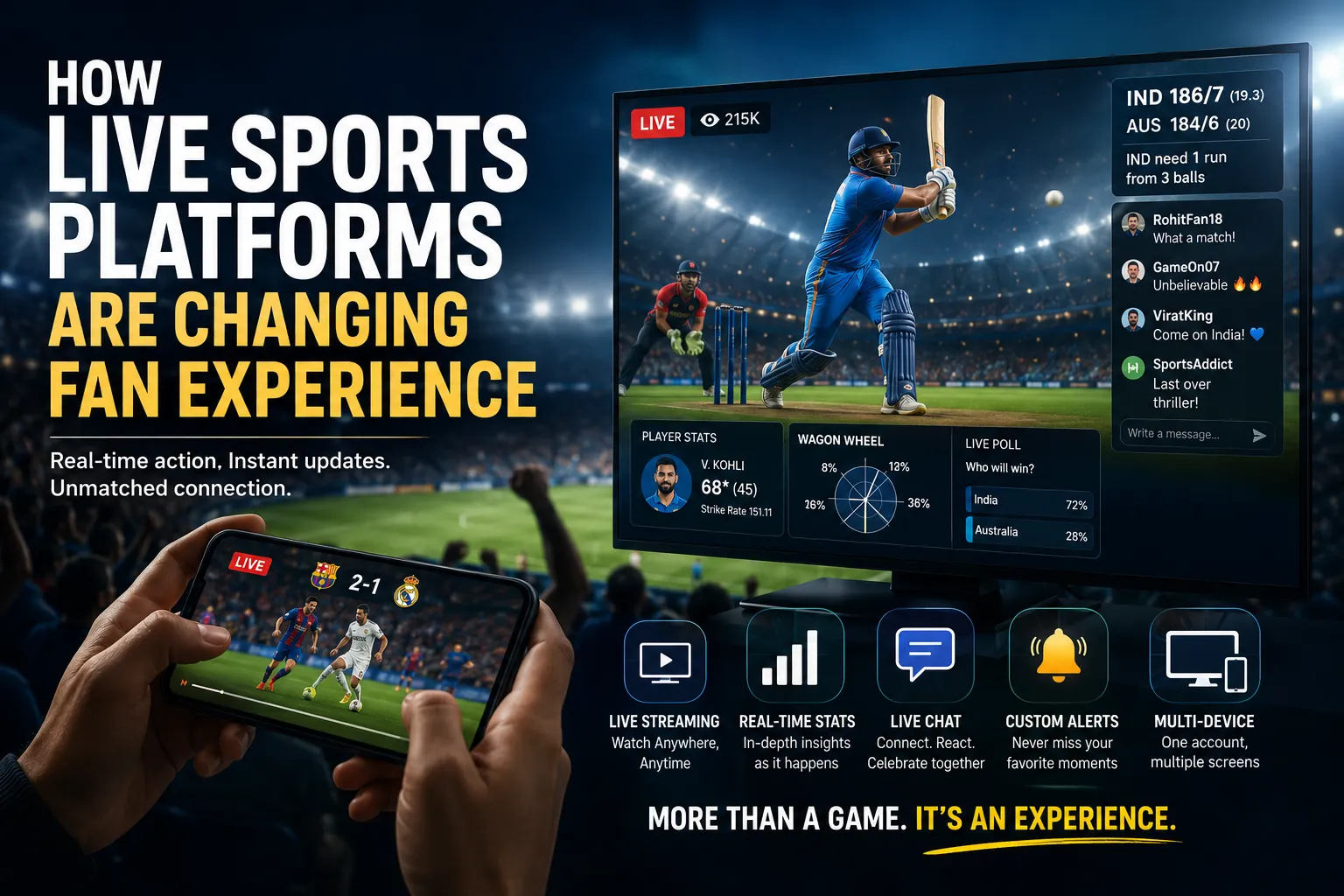 How Live Sports Platforms Are Changing Fan Experience