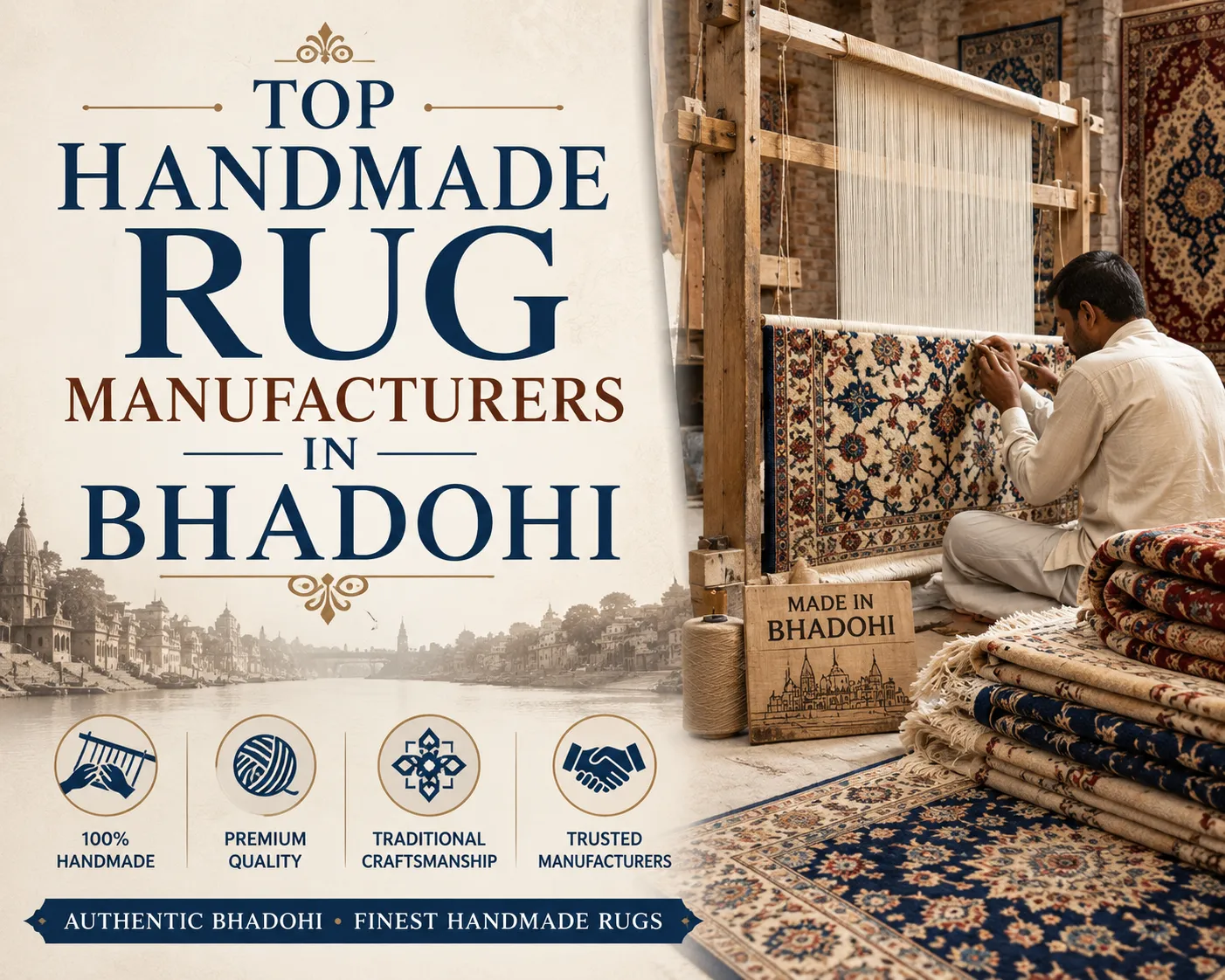 Who are The Top Handmade Rug Manufacturers in Bhadohi?