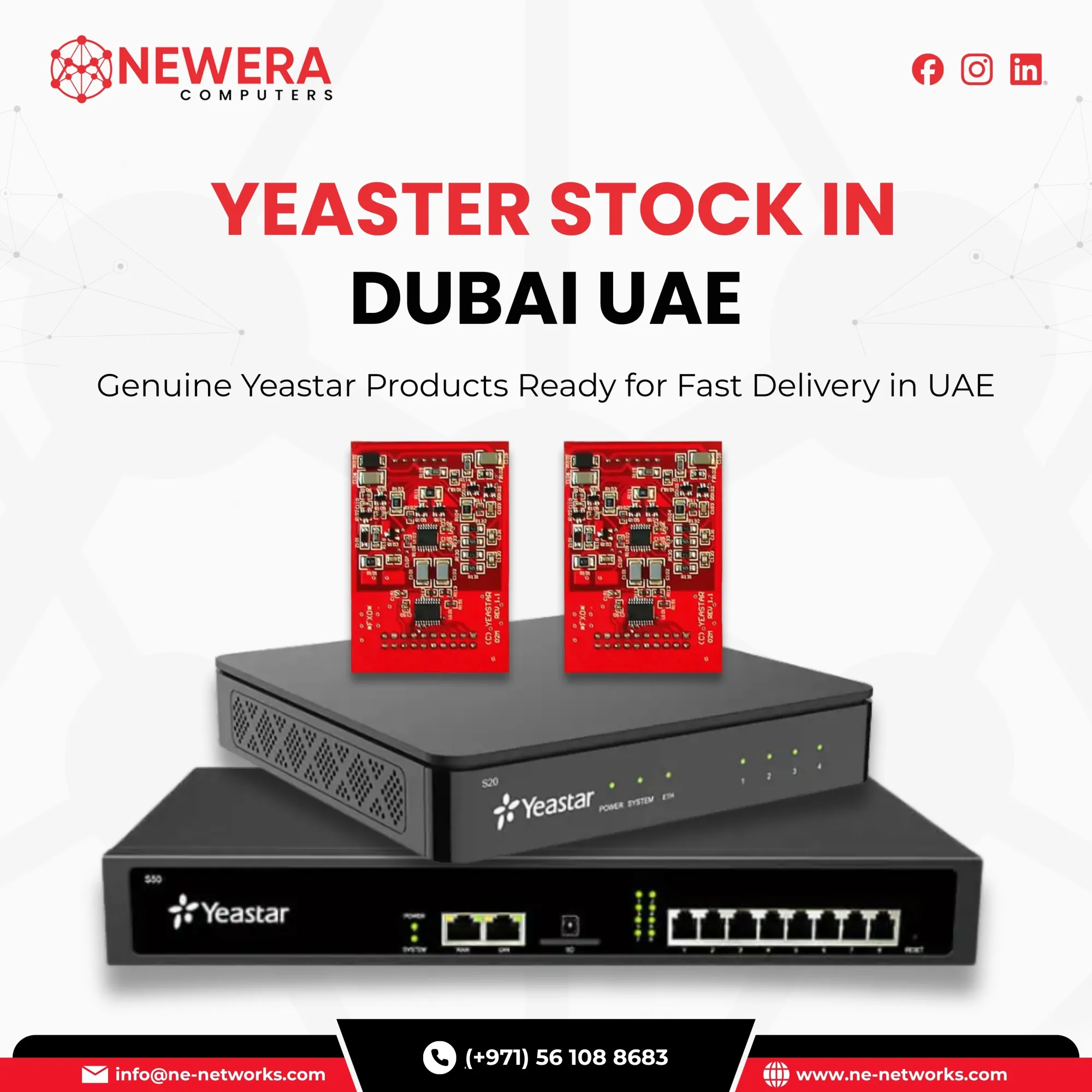Buy Yeaster Stock in Dubai UAE – Premium Yeastar VoIP Solutions at Newera Computers