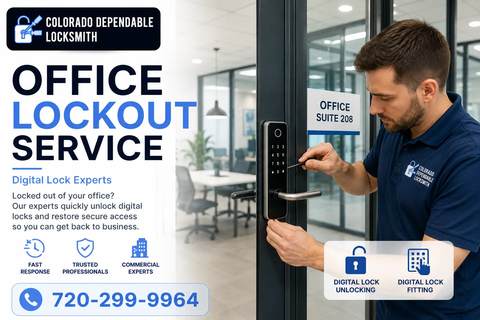 Reliable Office Lockout Help for Highlands Ranch Businesses