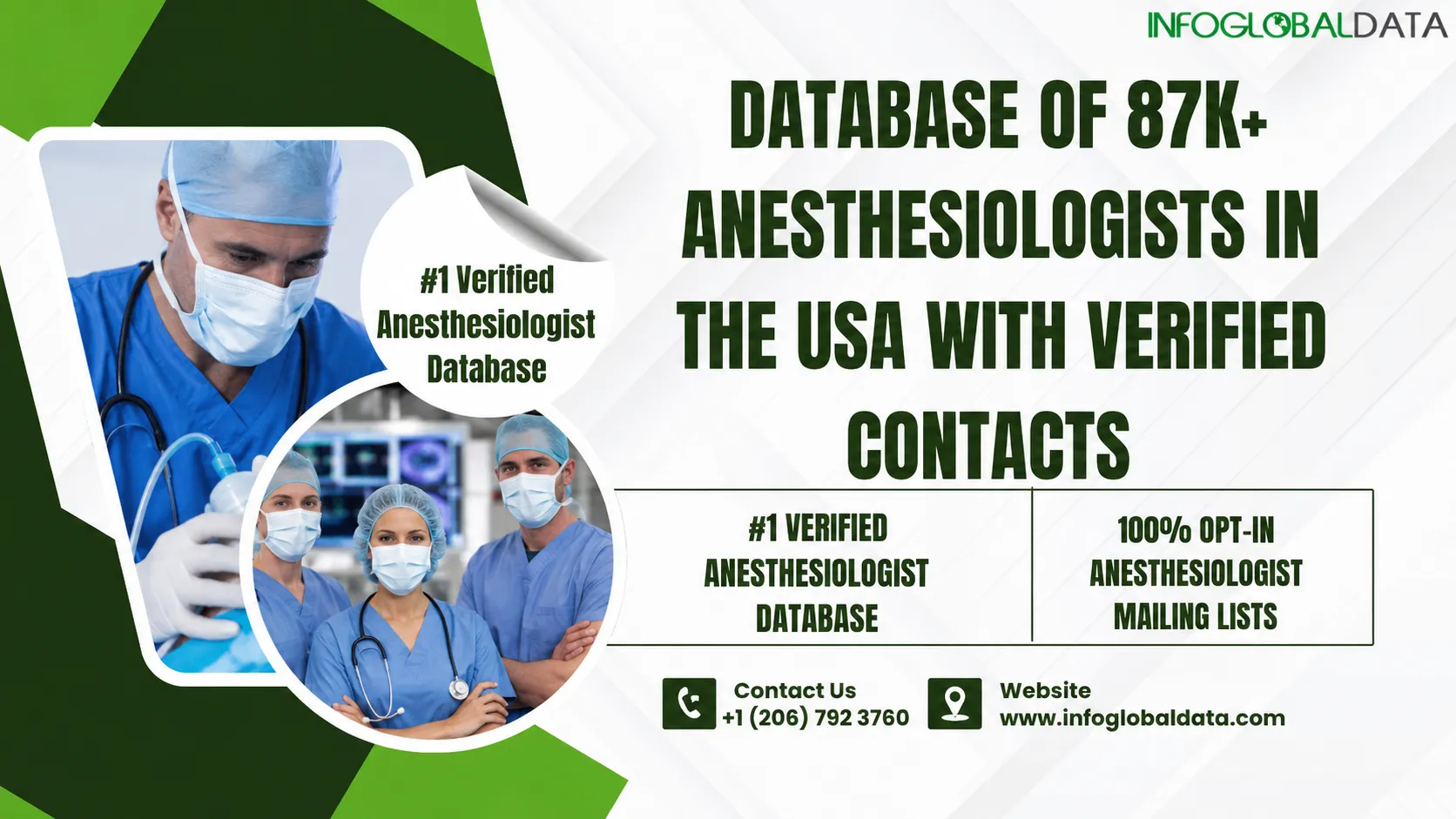 Anesthesiologist Email List from InfoGlobalData: Connect with Pain Management Specialists in the Healthcare Industry