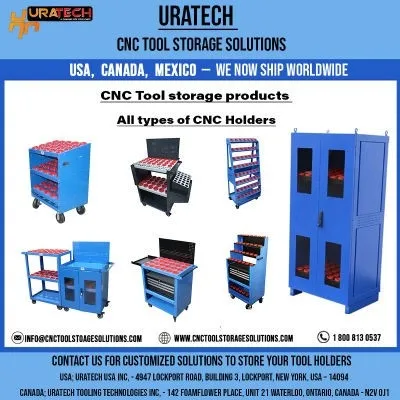 30 Taper CNC Machine or Wall Mount Tool Holder Rack – Uratech | Heavy-Duty CNC Tool Storage