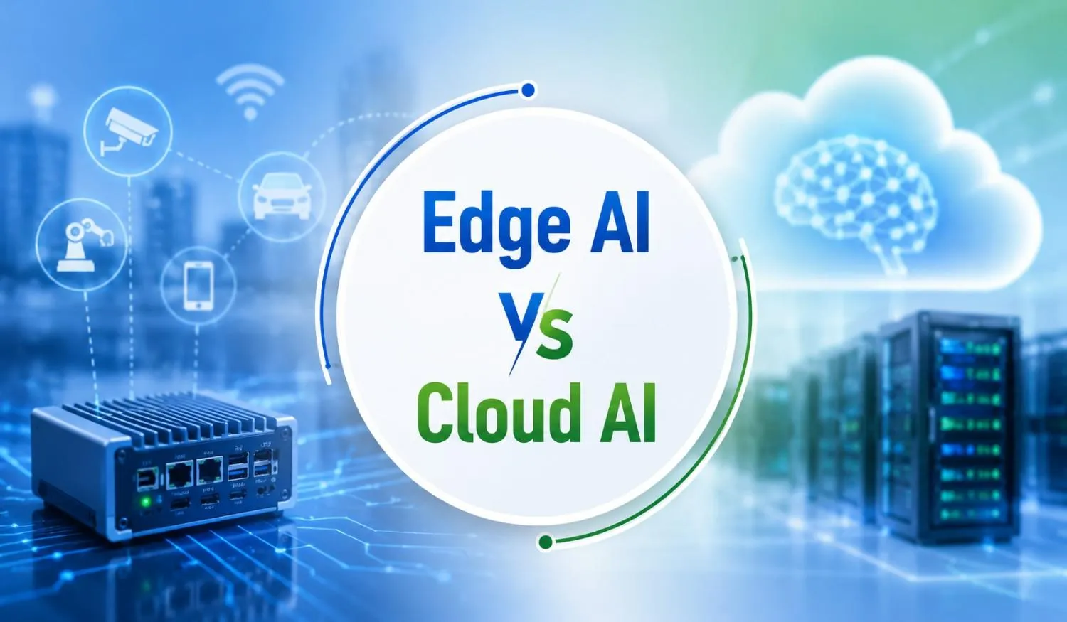 Understand the Key Differences between Edge AI vs Cloud AI