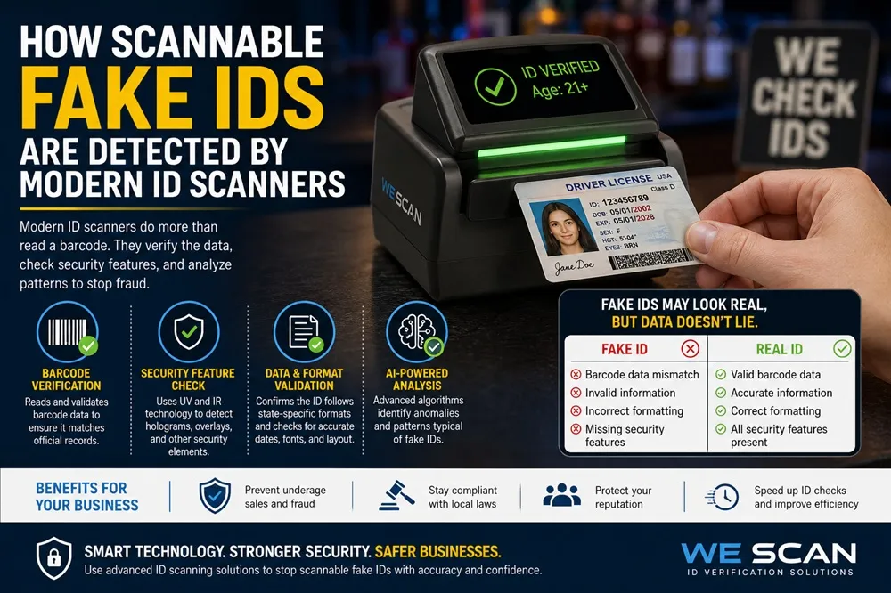 How Scannable Fake IDs Are Detected by Modern ID Scanners