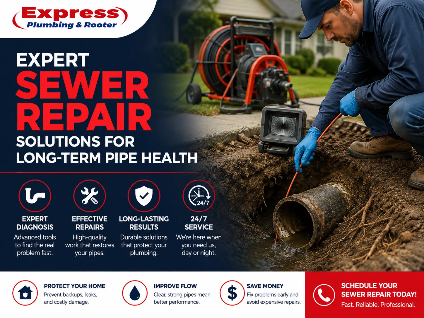 Expert Sewer Repair Solutions for Long-Term Pipe Health