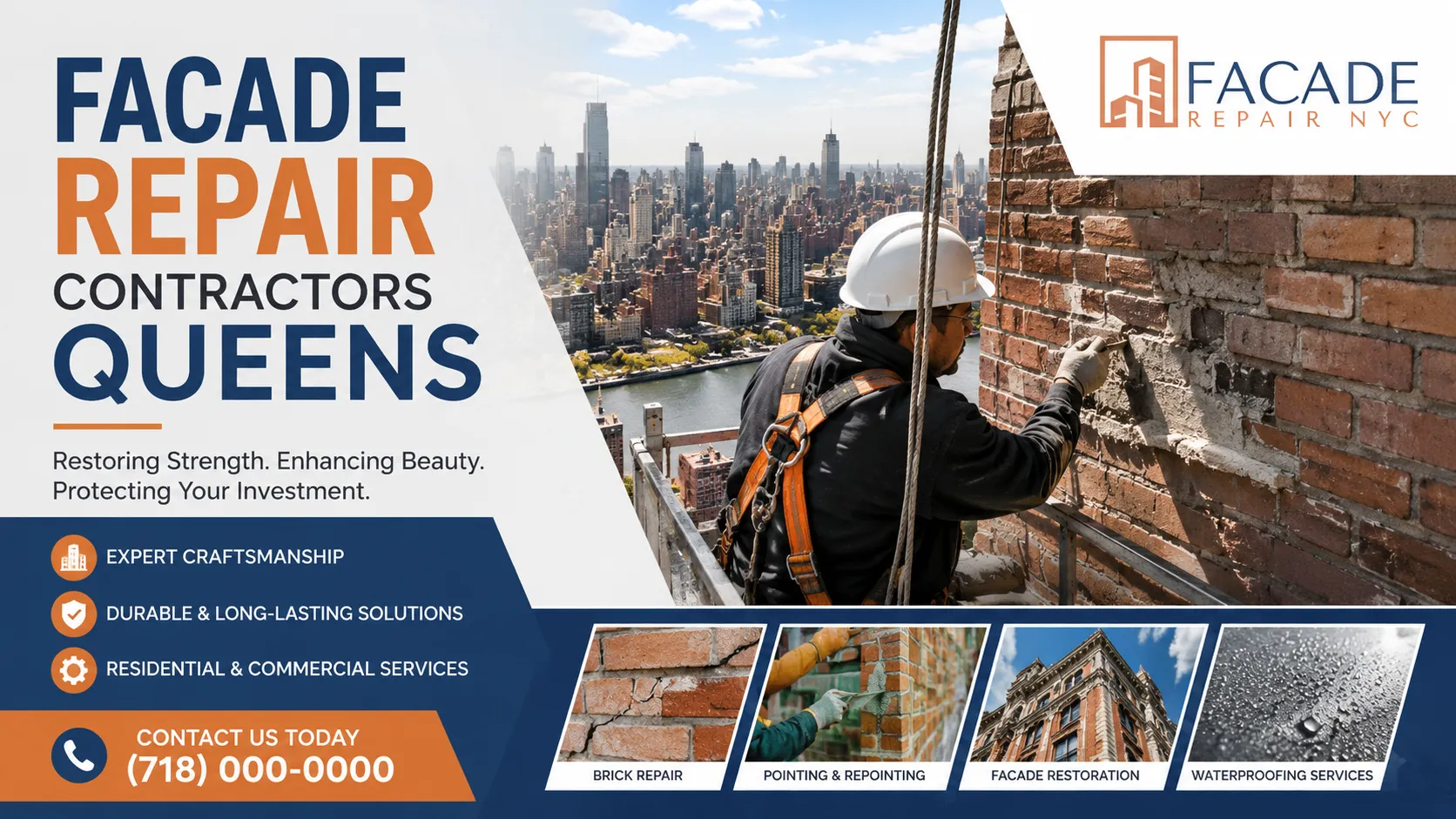 Facade Repair Contractors Queens: Why Professional Restoration Services Matter