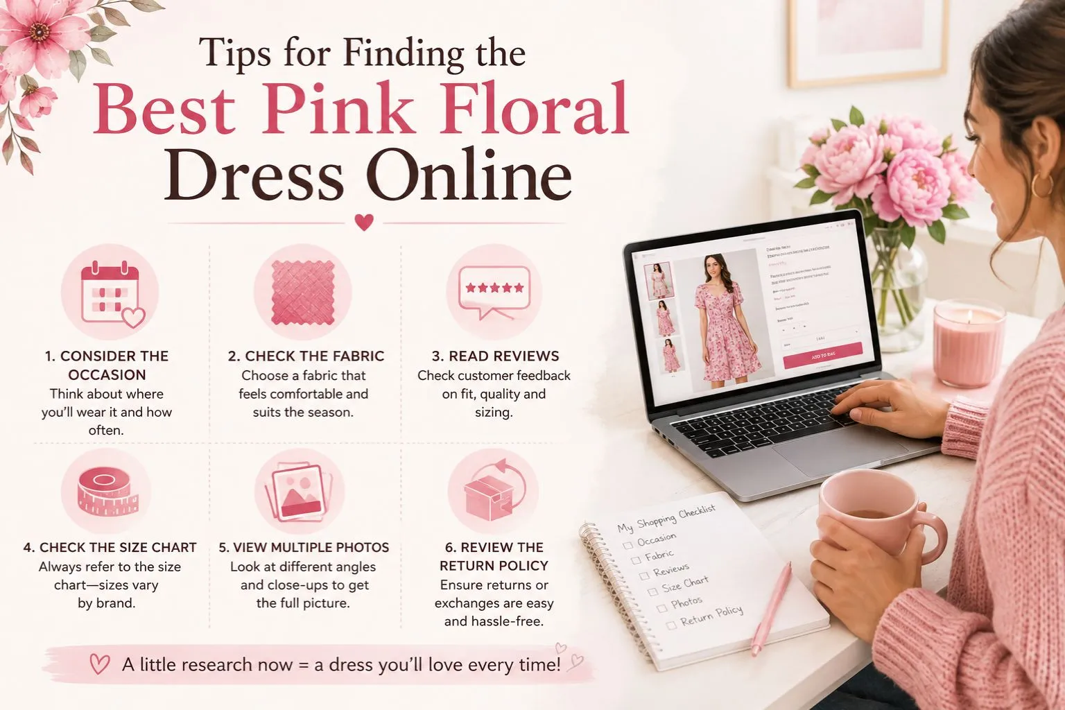 Best Online Stores to Buy Pink Floral Dresses