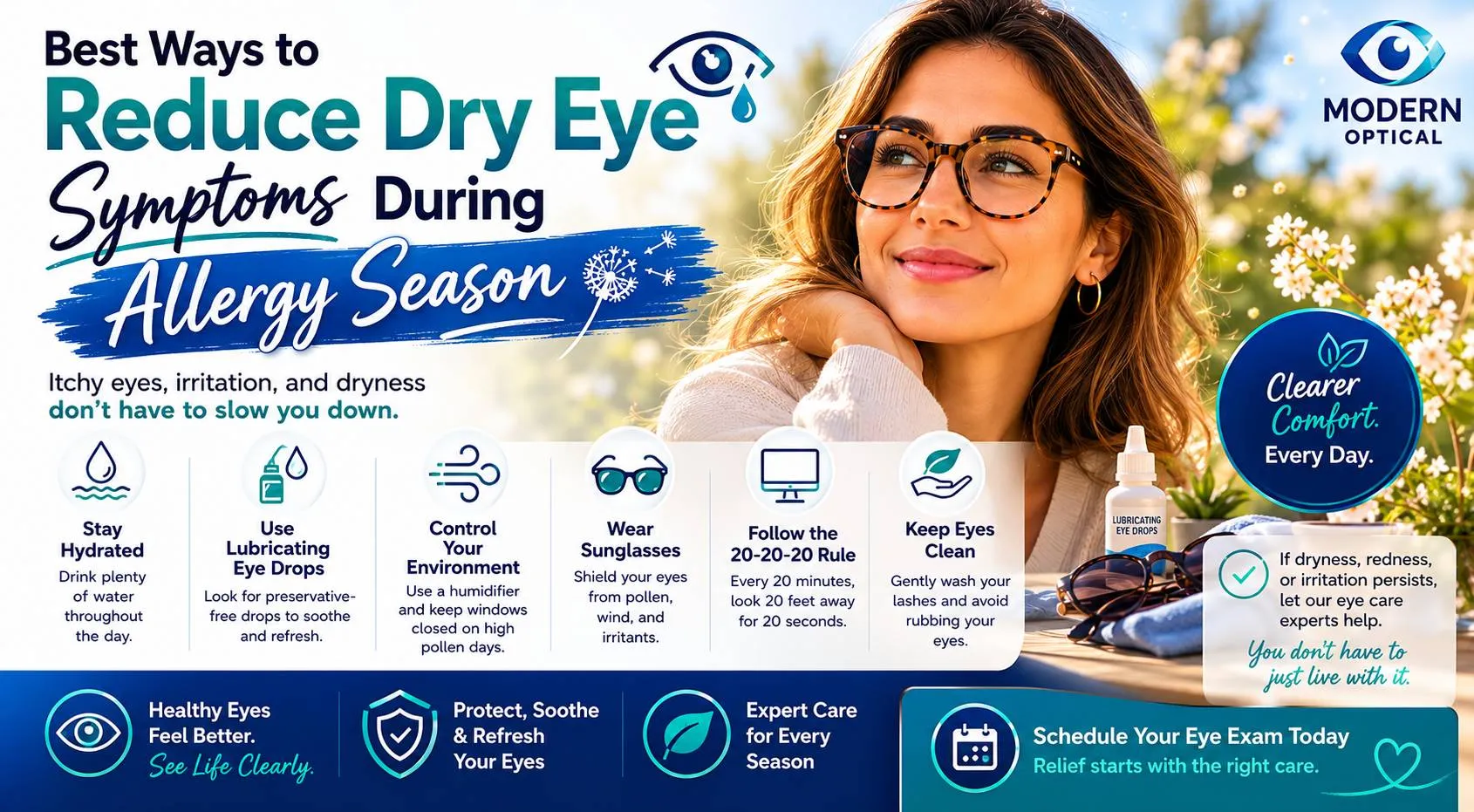 Best Ways to Reduce Dry Eye Symptoms During Allergy Season