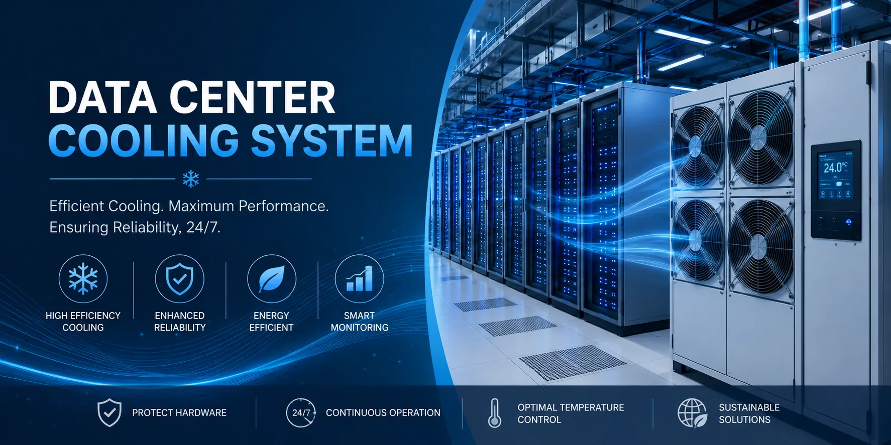 How Data Center Cooling Systems Improve Water and Energy Efficiency