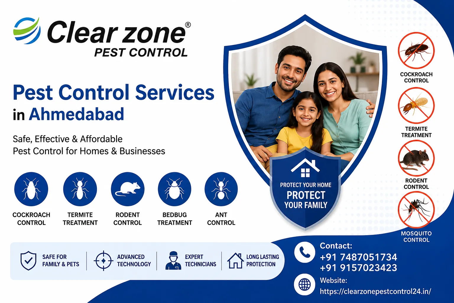 Why Businesses Need Professional Pest Control in Ahmedabad