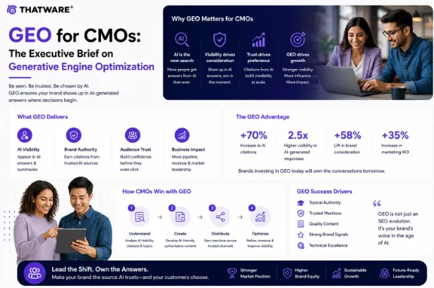 GEO for Marketing Leaders: The CMO’s Strategic Guide
