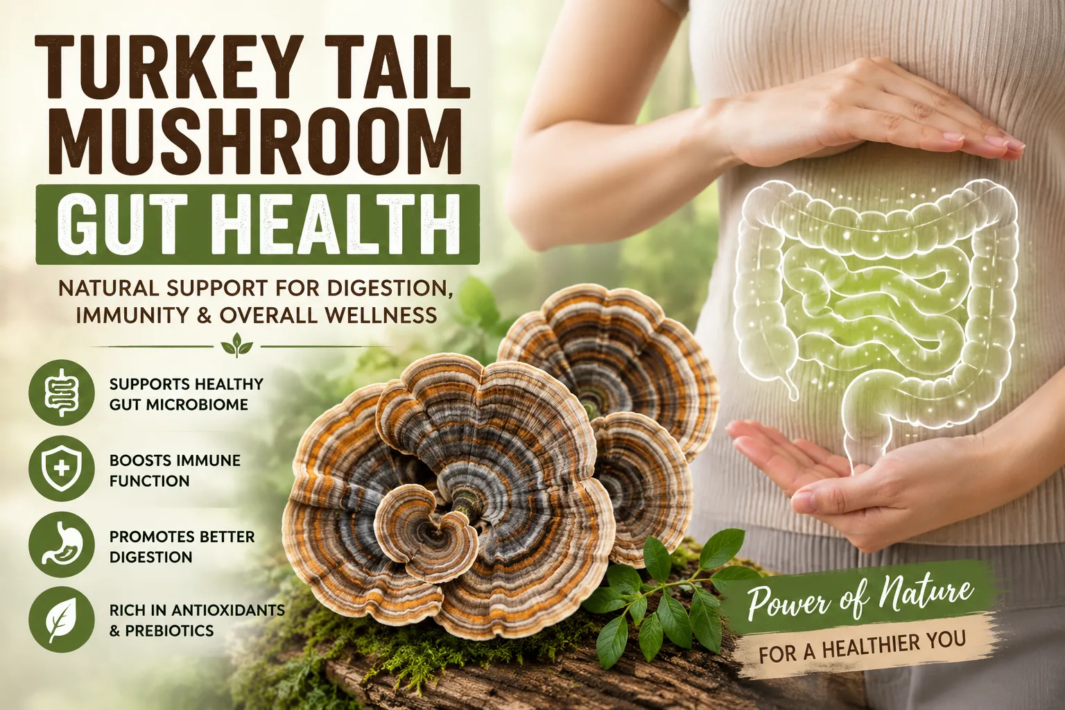 Turkey Tail Mushroom Gut Health: Why This Medicinal Mushroom is Gaining Popularity