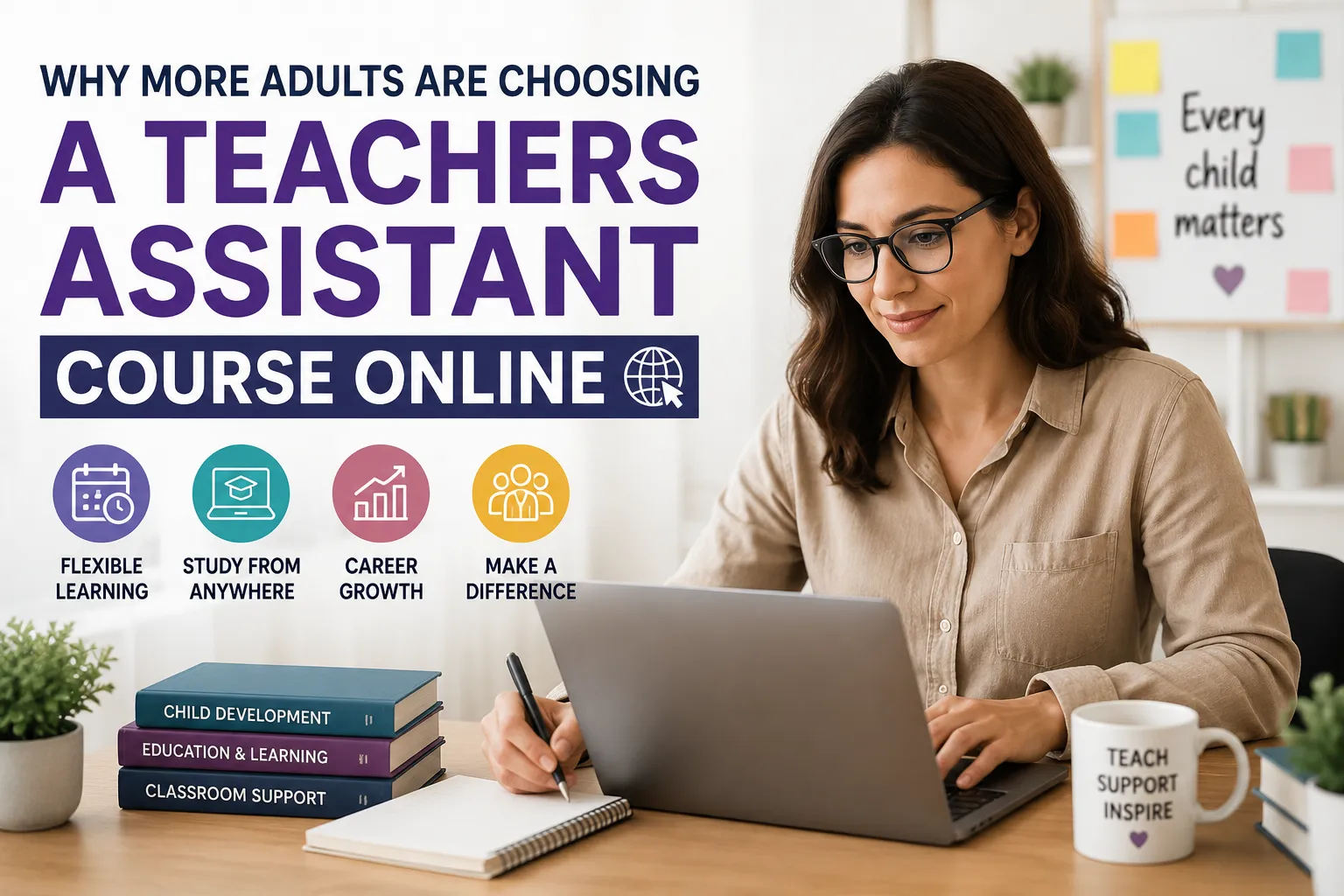 Why More Adults Are Choosing a Teachers Assistant Course Online
