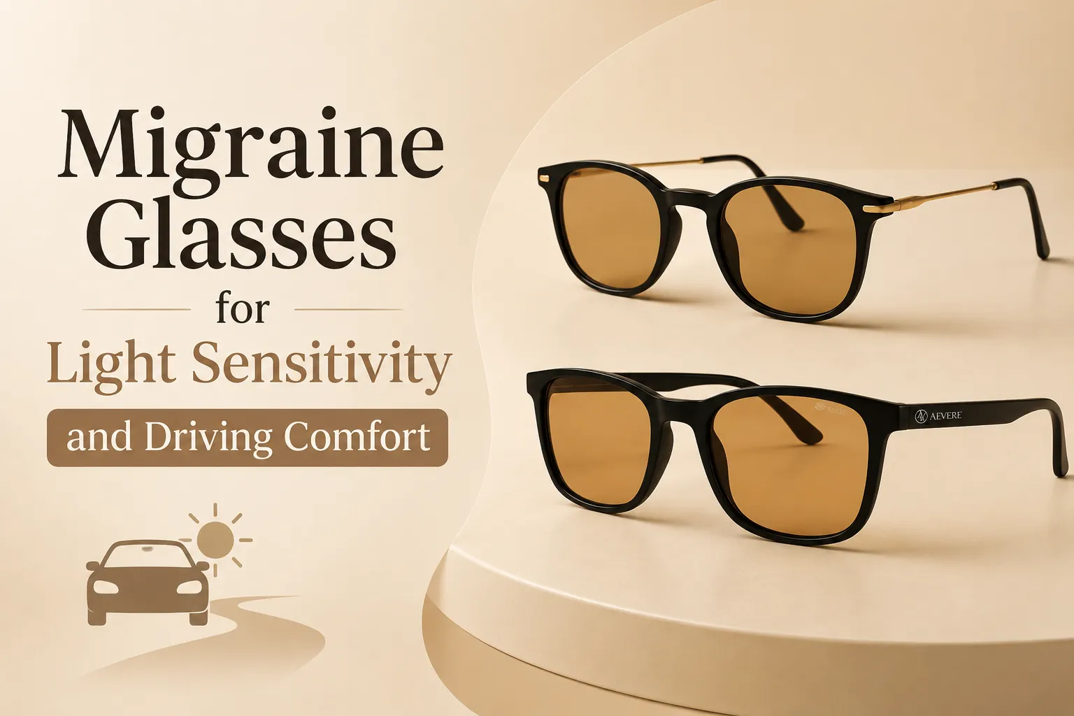 Migraine Glasses for Light Sensitivity and Driving Comfort
