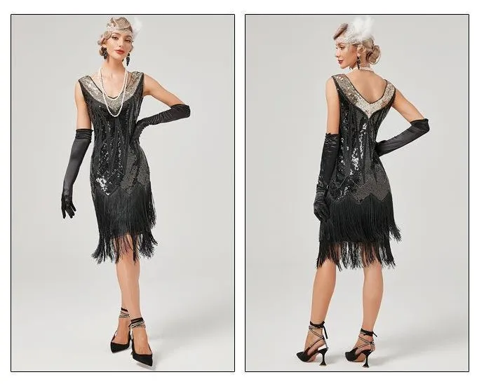 Capture Vintage Elegance at Themed Parties with Stunning 20s Flapper Dresses